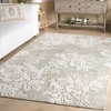 image:imageSAFAVIEH Area Rug 8x10  Glamour Collection  Large  Light Pink Handmade Wool amp Viscose Floral Design Ideal for Living Room Bedroom Dining Space GLM151UGreenIvory