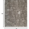 image:imageSAFAVIEH Area Rug 8x10  South Beach Shag Collection  Large  Charcoal Handmade Ultra Plush Thick Pile Ideal for Living Room Bedroom Dining Space SBS562ESilver