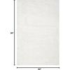 image:imageSAFAVIEH Area Rug 8x10  South Beach Shag Collection  Large  Charcoal Handmade Ultra Plush Thick Pile Ideal for Living Room Bedroom Dining Space SBS562ESnow White
