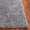 image:imageSAFAVIEH Area Rug 8x10  South Beach Shag Collection  Large  Charcoal Handmade Ultra Plush Thick Pile Ideal for Living Room Bedroom Dining Space SBS562ESteel Grey