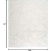 image:imageSAFAVIEH Area Rug 8x10  South Beach Shag Collection  Large  Charcoal Handmade Ultra Plush Thick Pile Ideal for Living Room Bedroom Dining Space SBS562ESnow White