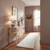 image:imageSAFAVIEH Area Rug 8x10  South Beach Shag Collection  Large  Charcoal Handmade Ultra Plush Thick Pile Ideal for Living Room Bedroom Dining Space SBS562ESnow White