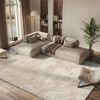 image:imageSAFAVIEH Area Rug 8x10  South Beach Shag Collection  Large  Charcoal Handmade Ultra Plush Thick Pile Ideal for Living Room Bedroom Dining Space SBS562EChampagne
