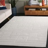 image:imageSAFAVIEH Audrey Collection Area Rug  5 x 8 Ivory Modern Design NonShedding amp Easy Care Ideal for High Traffic Areas in Living Room Bedroom Dining AUD109A5Ivory
