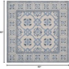 image:imageSAFAVIEH Bella Collection Area Rug  5 x 8 Ivory amp Blue Handmade Wool amp Viscose Ideal for High Traffic Areas in Living Room Bedroom BEL155AIvoryBlue