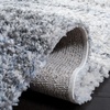 image:imageSAFAVIEH Berber Shag Collection 8 x 10 IvoryGrey BER273A Modern Abstract NonShedding Living Room Bedroom Dining Room Entryway Plush 12inch Thick Area RugIvoryGrey