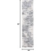 image:imageSAFAVIEH Berber Shag Collection 8 x 10 IvoryGrey BER273A Modern Abstract NonShedding Living Room Bedroom Dining Room Entryway Plush 12inch Thick Area RugIvoryGrey