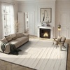 image:imageSAFAVIEH Casablanca Shag Collection Area Rug  5 x 8 Ivory Handmade Wool 175inch Thick Pile Ideal for The Living Room Bedroom Dining Room CSB496A5Ivory