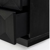 image:imageSAFAVIEH Couture Collection Deziree Natural Brown 2Drawer Nightstand Fully AssembledBlack