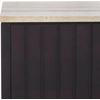 image:imageSAFAVIEH Couture Collection Floris TravertineBlack Solid Wood 1Drawer Accent Table Nightstand
