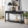 image:imageSAFAVIEH Couture Collection Jaylessa Medium Oak 2Drawer Console TableBlack