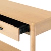 image:imageSAFAVIEH Couture Collection Jaylessa Medium Oak 2Drawer Console TableNatural
