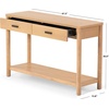 image:imageSAFAVIEH Couture Collection Jaylessa Medium Oak 2Drawer Console TableNatural