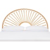 image:imageSAFAVIEH Home Collection Faris Natural Rattan Arched Full Size HeadboardNatural
