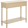 image:imageSAFAVIEH Home Collection Haven Desert Brown 2Drawer Small Console Table for Entryway Living Room FoyerNatural