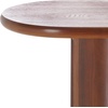 image:imageSAFAVIEH Home Collection Koka Walnut Brown Oval Top Console Table Fully AssembledWalnut