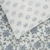 image:imageSAFAVIEH Home Floral Reversible Comforter Set  3 Piece QueenFull 100 Cotton 144TC Blue Mist amp Sage Green  Includes 1 Duvet Cover amp 2 Shams CMT2000AQBlue MistSage Green