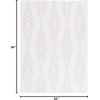 image:imageSAFAVIEH Rumi Shag Collection Accent Rug  4 x 6 Ivory amp Light Beige 17inch Thick Ideal for the Living Room Bedroom Dining Room RMS126A4IvoryLight Beige