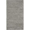 image:imageSAFAVIEH Santa Monica Shag Collection 8 x 10 Beige SGN725 Solid NonShedding Living Room Bedroom Dining Room Entryway Plush 2inch Thick Area RugSilver