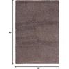 image:imageSAFAVIEH Santa Monica Shag Collection 8 x 10 Beige SGN725 Solid NonShedding Living Room Bedroom Dining Room Entryway Plush 2inch Thick Area RugTaupe