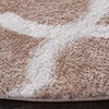 image:imageSAFAVIEH Tahoe Shag Collection Area Rug  9 x 12 Blue amp White Trellis Design NonShedding amp Easy Care 12inch Thick Ideal for High Traffic Areas in Living Room Bedroom THO675MBeigeWhite