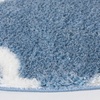 image:imageSAFAVIEH Tahoe Shag Collection Area Rug  9 x 12 Blue amp White Trellis Design NonShedding amp Easy Care 12inch Thick Ideal for High Traffic Areas in Living Room Bedroom THO675MBlueWhite