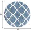 image:imageSAFAVIEH Tahoe Shag Collection Area Rug  9 x 12 Blue amp White Trellis Design NonShedding amp Easy Care 12inch Thick Ideal for High Traffic Areas in Living Room Bedroom THO675MBlueWhite