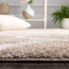 image:imageSAFAVIEH Tahoe Shag Collection Area Rug  9 x 12 Blue amp White Trellis Design NonShedding amp Easy Care 12inch Thick Ideal for High Traffic Areas in Living Room Bedroom THO675MBeigeWhite