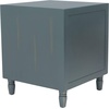 image:imageSafavieh American Homes Collection Blaise Steel Teal Accent TableDark Teal