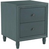 image:imageSafavieh American Homes Collection Blaise Steel Teal Accent TableDark Teal