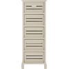 image:imageSafavieh American Homes Collection Sarina Black 5Drawer CabinetVintage Grey