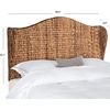 image:imageSafavieh Home Collection Nadine Natural Winged Headboard FullBrown