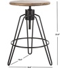 image:imageSafavieh Kai Counter Stool Natural Honey and Black