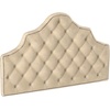 image:imageSafavieh MCR4036HQ Mercer Collection Arebelle Velvet Headboard Queen WhiteBuckwheat