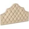 image:imageSafavieh MCR4036HQ Mercer Collection Arebelle Velvet Headboard Queen WhiteBuckwheat