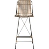 image:imageSafavieh Minerva Bar Stool ChocolateNatural  Black