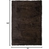 image:imageSafavieh Paris Shag Collection Area Rug  86 x 116 Beige Handmade Soft Flowing Pile Ideal for Living Room Bedroom Dining Space SG5111002Chocolate