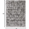image:imageSafavieh Paris Shag Collection Area Rug  86 x 116 Beige Handmade Soft Flowing Pile Ideal for Living Room Bedroom Dining Space SG5111002Silver