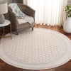 image:imageSafavieh Paros Collection Area Rug  5 x 76 Ivory NonShedding amp Easy Care Ideal for High Traffic Areas in Living Room Bedroom Dining Room POS116A5Ivory