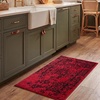 image:imageSAFAVIEH Adirondack Collection Accent Rug  26 x 4 Red amp Black Oriental Distressed Design NonShedding amp Easy Care Ideal for High Traffic Areas in Entryway Living Room Bedroom ADR101FRed  Black