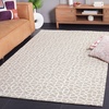 image:imageSAFAVIEH Audrey Collection Area Rug  6 Square Ivory Modern Geometric Design Ideal for Living Room Bedroom Dining Room AUD103A6SQTaupeIvory