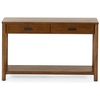 image:imageSAFAVIEH Couture Collection Jaylessa Medium Oak 2Drawer Console TableMedium Oak