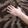 image:imageSAFAVIEH Florida Shag Collection Area Rug  86 x 12 Smoke amp Dark Brown Floral Design NonShedding amp Easy Care 12inch Thick Ideal for High Traffic Areas in Living Room Bedroom SG4567928SmokeDark Brown