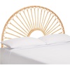 image:imageSAFAVIEH Home Collection Faris Natural Rattan Arched Full Size HeadboardNatural