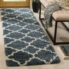image:imageSAFAVIEH Hudson Shag Collection Accent Rug  4 x 6 Pink amp Ivory Trellis Design NonShedding amp Easy Care 2inch Thick Ideal for High Traffic Areas in Entryway Living Room Bedroom SGH282MSlate BlueIvory