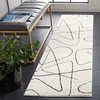 image:imageSAFAVIEH Melody Collection Area Rug  53 x 76 Ivory amp Black MidCentury Modern Design NonShedding amp Easy Care Ideal for High Traffic Areas in Living Room Bedroom MEL120AIvoryBlack