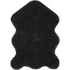 image:imageSAFAVIEH Sheep Shag Collection 5 x 8 Ivory SSG101B Handmade 1inch Thick Area RugCharcoal