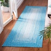 image:imageSAFAVIEH Washable Rug Outdoor Braided Collection  5 x 8 Aqua Handmade amp Reversible NonShedding amp Easy to Clean Ideal for Patio Backyard Mudroom BRA220JAqua