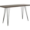 image:imageSafavieh Home Collection Wolcott MidCentury Modern Taupe and Black Console TableDark Brown  Black