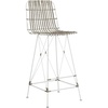 image:imageSafavieh Minerva Bar Stool ChocolateWhite  White
